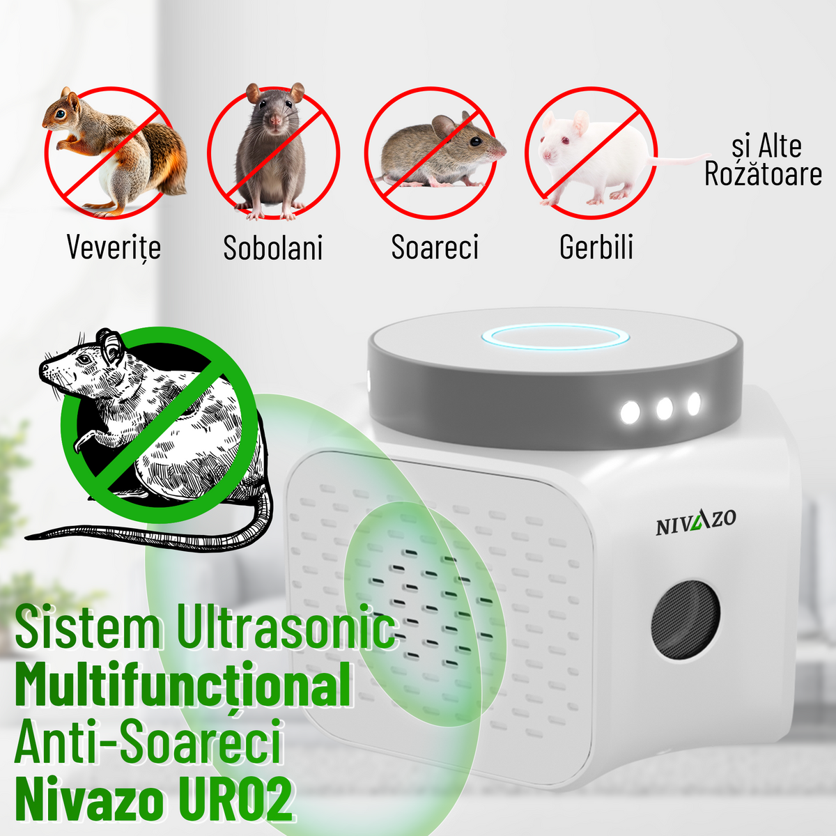 Aparat ultrasunete soareci UR02