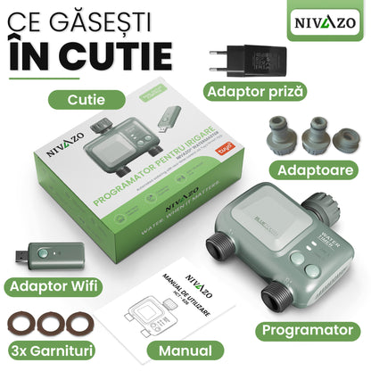 Programator irigat Nivazo® WaterMaster HCT-626, 2 zone