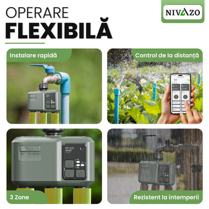 Programator pentru irigare Nivazo® WaterMaster HCT-638