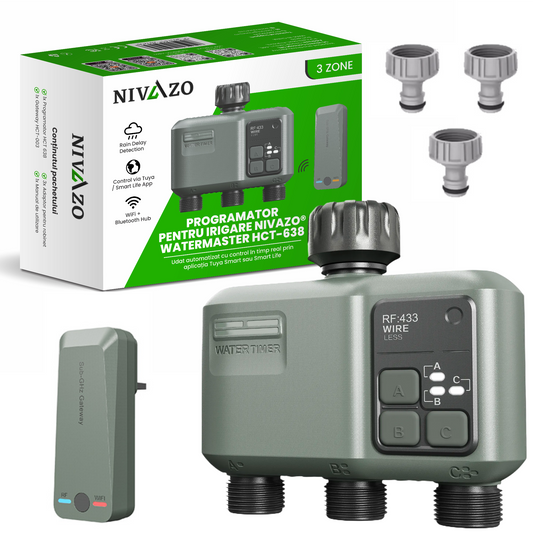 Programator pentru irigații Nivazo® WaterMaster HCT-638