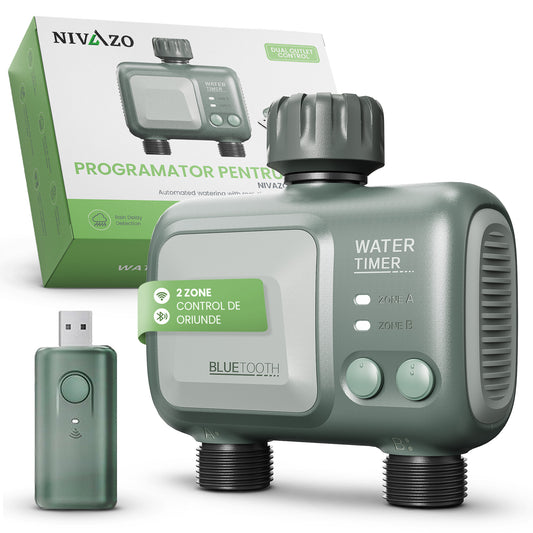Programator irigat Nivazo® WaterMaster HCT-626, 2 zone