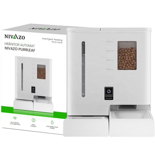 Nivazo Purrleaf 2-in-1 Automatic Feeder
